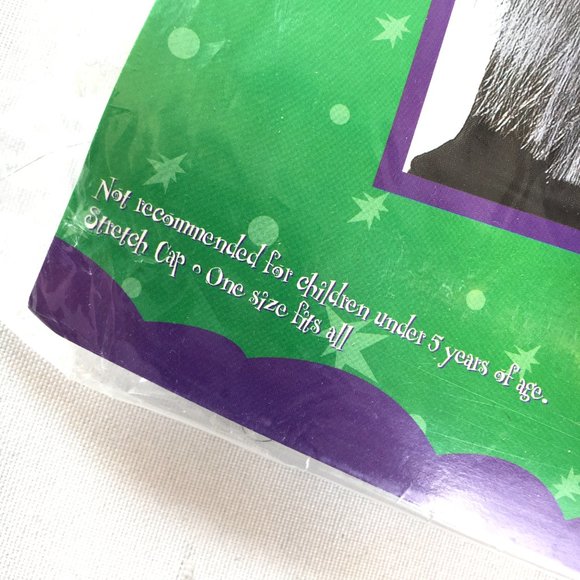 Long Grey Wig Theatrical Halloween Disguise NOS NWT - Picture 5 of 6